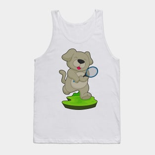 Dog Tennis Tennis racket Sports Tank Top